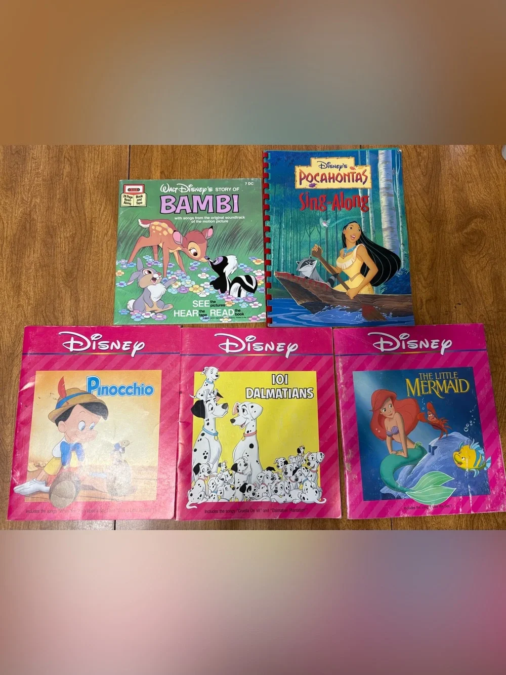 Vintage 90s disney paperback children’s book lot of 5